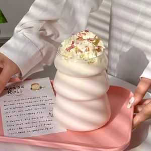 C.B.【Ready in Stock】 Creative Tree Shaped Coffee and Tea Glass Cups Heat Resistant Christmas Gift Mug