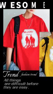 เสื้อยืดสกรีนลายเท่ๆสินค้าพร้อมส่งราคาโรงงาน แนวสตรีท มีหลายสีให้เลือกซื้อ ผ้าคอตตอนอย่างดี สีไม่ตก  สามารถนำไปแมตซ์ได้หลายลุค