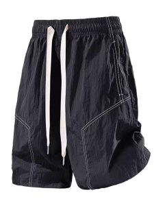 Quần Short Nam Ice Silk Nhanh Khô Mùa Hè Mỏng Thoáng Khí Thể Thao Rộng Rãi Quần Short Thường Ngày Năm Mảnh Quần Áo Ngoài