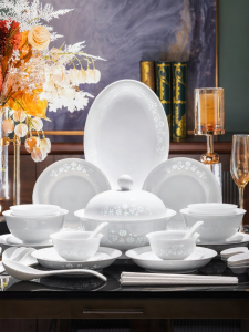 mornenjoy | Underglaze Colored Porcelain Dinnerware Set