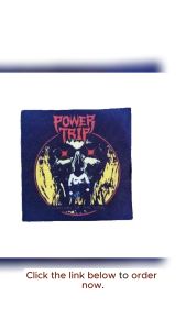 PEARL JAM OI AND POWER TRIP BANDS IRON ON PATCHES