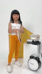 Legging Anak Soya Smilee Warna Kunyit Size 1-5 Thn