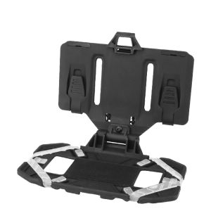 BOOIU ยุทธวิธี MOLLE โทรศัพท์พับนําทางหน้าอกโทรศัพท์มือถือแผ่นผู้ถือแผง CS กลางแจ้งเสื้อกั๊กผู้ถือโทรศัพท์แผ่น