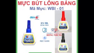 [SALE] Mực Bút lông bảng Thiên Long WBI-01 Mực tươi sáng không độc hại.