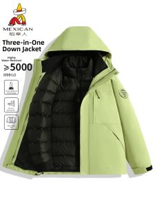 Mexican | Three-in-one Womens Small Size Down Lined Jacket