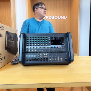 (ของแท้) YAMAHA EMX7 เพาเวอร์มิกซ์ 12 ช่อง กำลับขับ 710 วัตต์ คลาส D เอฟเฟคดิจิตอลในตัว AT Prosound