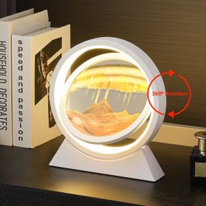 3D Flow Sand Art Mood Night Light Relaxation