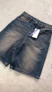Nhập LAZFASHION88 giảm 20% đơn 149k - Quần Short Jeans DAPPERANDMORE Washed Denim Form Lửng - Xanh Đậm