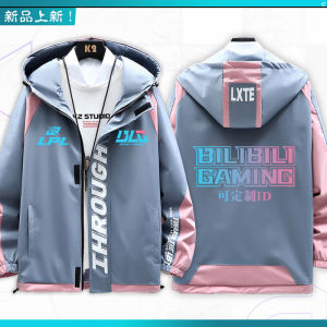 Đội 2024BLG Áo Khoác LPL Esports Match Winning Quần Áo Áo Khoác Ngoài Nam Vòm Champion Battle Thời Trang Trẻ Trung Khóa Kéo Áo Khoác