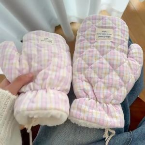 Găng tay phao dày 2 lớp hình con vật đáng yêu lót lông ấm áp quà tặng bạn nữ đi học chơi đẹp rẻ xinh