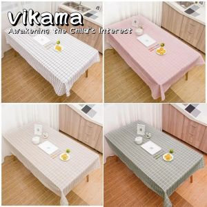 VIKAMA Large Rectangular Tablecloths Wipeable Party Waterproof Wedding Table Covers for Event Decorations table