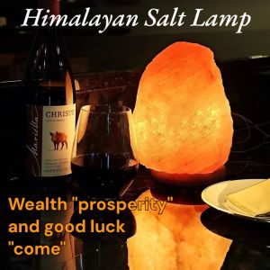 Himalayan Salt Lamp Premium Pink Salt with Dimmer Switch