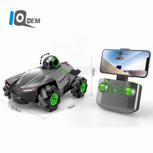 Iqoem 2.4G Remote Control Video Explorer Car Supervision Camera Car WiFi Drift Stunt Car Toy for Boys Car Model