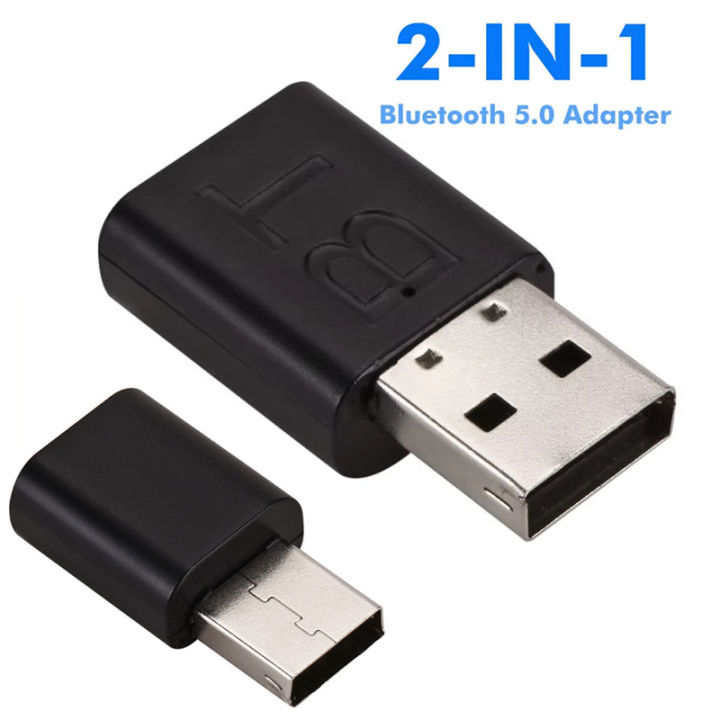 2 In 1 USB Bluetooth 5.0 Adapter Bluetooth Transmitter Receiving