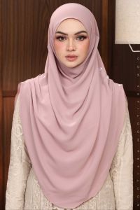 Hijabs and Such New Nayla Plain Instant with crystals by Mootiara authentic