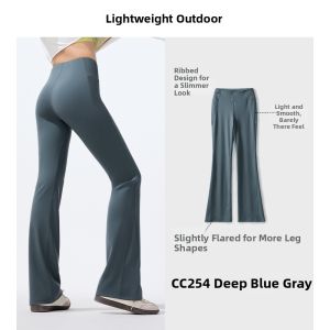Beneunder | Flared Waist-High Drape Butt-Lift High-Elastic Fast-Dry Yoga Pants