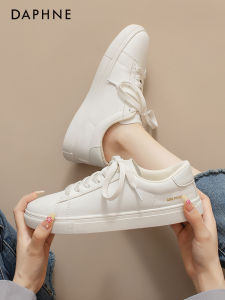 Daphne | Soft Bottom White Flat Shoes Women