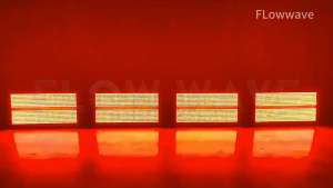 Flowwave ไฟดิสโก้ เอฟเฟกต์สตอป RGBW 960 หลอด LED ควบคุมด้วย DMX512/เสียง/มาสเตอร์-สเลฟ สำหรับงานแต่งงาน บาร์ และงานอีเวนต์