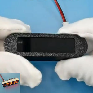 6bit Clock W Second 0.36" LED Digital Tube Electronic Clock Display Time Power Off Memory Adjustment Brightness 5V 12V CAR
