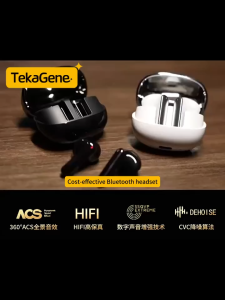 TT HAPPY HiFi Bluetooth 5.3 TWS Wireless Earphones 36h Long Battery Life Waterproof Touch Control Earbuds With Mic ENC HD Call
