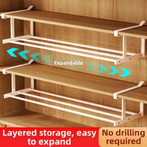 MINGZHIYIFAN | Under Hung Expandable Shoe Shelf