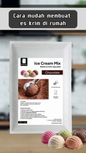 BENMEER Bubuk Ice Cream Manual Proses 100gr Vanilla Strawberry Coffee Latte Chocolate