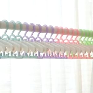 5 Pcs Kids Extendable Adjustable Anti-skid Adult Hanger Baby Clothes Hanging Plastic Telescopic Rack Stackable penyidai baju baby