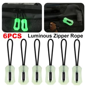 Luminous Zipper Ropes Handle Zippers Rope PVC Slider Head DIY Repair Kit Bags Clothes Zipper Rope Sewing Supplies Accessory