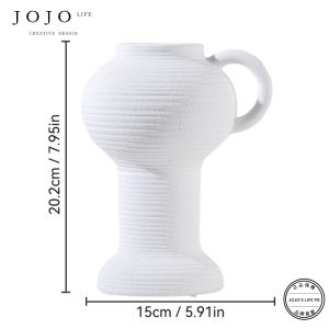 Modern Simplicity Ceramic Flower Vase Decorative Dried Flowers Fresh Flowers Living Room Desktop Ornament JOJOS L PD.Bang