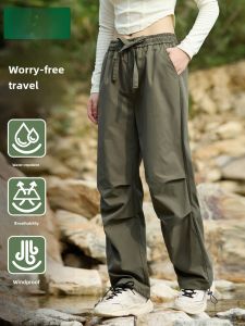 Waterproof Hiking Trousers Casual Style for Men And Women Summer New Arrival Wood Forest Green Color Functional Pants