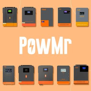 PowMr 3.2KW Off Grid Hybrid Inverter Built-in 80A MPPT Solar Charge Controller PV Input 30--450V 24V Pure Sine Wave Inverter All In One Inverter