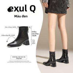 Giày Cao Gót Đế Dày Đuôi Nhọn