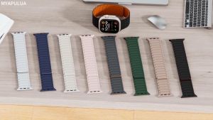 SIlicone Strap for Smartwatch Ultra Series 10 9 8 7 6 5 4 3 2 1 lWatch Magnetic Band 49mm 45mm 44mm 42mm 41mm 40mm 38mm