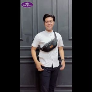 Denis Waistbag By Ratu Bilqis: Tas Pria Terbaru Bahan Chocoly Anti Air