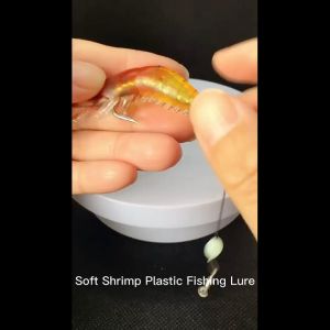 COD Umpan Kail Pancing Udang Kecil WDAIREN Luminous Soft Bait Lure Murah Bahan Silikon Awet Kuat