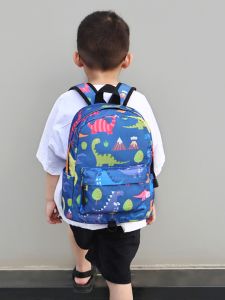 Kids Anti-Lost Backpack Kindergarten Small Class Schoolbag Small Dinosaur Boys Bags Lightweight Baby Girl Backpack Fashion