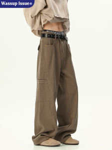 American Retro Loose Straight Leg Workwear Jeans