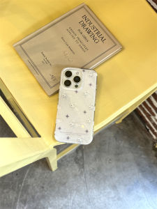 Korean Style Cute Rabbit Wing Bracelet Pendant Double Layer Print Anti-Fall iPhone 15 pro Max Compatible Hard Shell Case for Apple 13