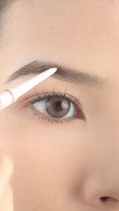 PINKFLASH 1mm Eyebrow Pencil Smooth Waterproof Long-lasting High Pigment Break-resistant 4 Colors