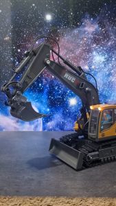 Mainan Mobil Remot Kontrol RC Truk Beko Excavator Super Power Metal Asep Super Turbo