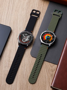 Sports wavy stitching Strap for Huawei watch 5 46MM Huawei GT4 GT6/GT5 Pro 46mm Silicone Correa band redmi watch 5 active/lite