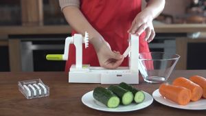 🔥Msia Stock🔥Thousands of potato machine household kitchen vegetable cutter potato shreds magic hand rotary grater千丝土豆机