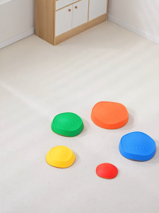 5PCS Stepping Stones for Kids Non-Slip Plastic Balance River Stones for Kids Promoting Childrens Coordination Skills Obstacle Courses Sensory Toys for Toddlers Indoor & Outdoor Play