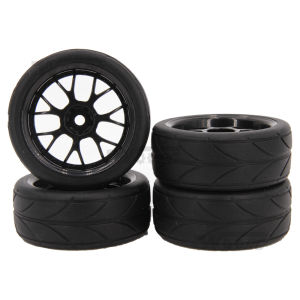 Lốp Xe Cao Su Bền NEEBRC 1.9 Inch 65mm Dành Cho Xe RC 1/14 1/12 1/10 Xe Tăng Xe Tải - Vành Lục Giác 12mm Màu Xanh Dương Tương Thích Với Axial SCX10 144001