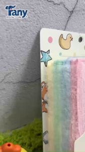 FANY - KHĂN GẠC MÀU 2 MẶT VỈ 8 CÁI /KHĂN SỮA/KHĂN LAU MẶT CHO TRẺ