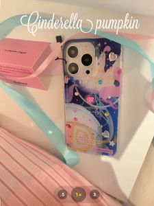 Banana Tree Research Institute Cinderella Fairy Tale Phone Case Double Layer Printing Craft Ins Style Compatible with Apple 15 pro Max 14 13 12