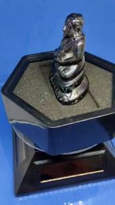 Master Lp Huang very rare Beautiful NUR  MEKKAPHAT( METAL ALLOY)Mini Phra Sangkachai( Other Name:Fatty Wealthy Buddha)Bucha(+/-5.5cm) 现任庙主持大名師之一龙婆环非常稀有的金属混合料色彩绚丽迷你放车/供奉式善迦財財佛小金身此尊市场上绝对稀有且品相非常完