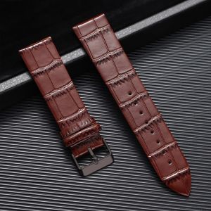 12/14/16/18/20/22mm Soft Leather Strap for Seiko for Omega Watch Band Bamboo Pattern Cowhide Bracelet Sport Waterproof Wristband
