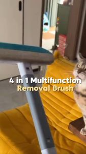 EZPET Berus 4-dalam-1 Pembuang Bulu Haiwan – Berus Bulu Kucing Anjing Pembersih Rambut Haiwan Berus Tanggal Bulu Lint Roller Melekat Alat Grooming Boleh Guna Semula. 4in1 Multifunction Pet Fur Removal Brush Cat Dog Cleaning Tool 粘毛刷 除毛滚筒