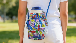 Surplus Keith Haring x Hydrofresh Tumbler Bag With Front Zippered Pouch